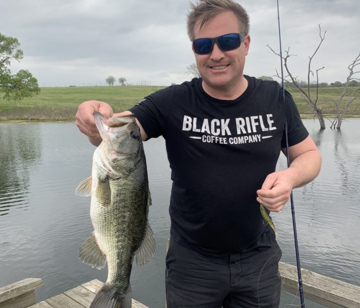 Bass Fish At Large Lake