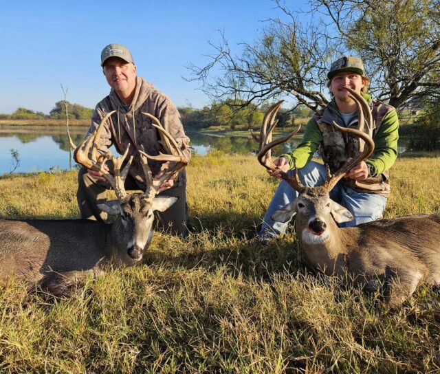 Congratulations to Wade and Wyatt from North Carolina on harvesting two great Texas whitetail bucks with us! www.cottonmesawhitetail.com903-654-3416