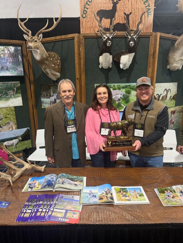2026 @houstonsafariclubfoundation outfitter of the year! This would not be possible without our hard working team. We are set up and ready to meet you this weekend.